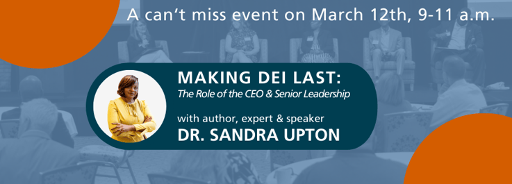 DEI Strategist Dr. Sandra Upton to Share Insights for Lasting Change